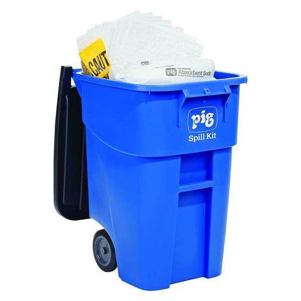 Spill Kit, Oil-Based Liquids, Blue