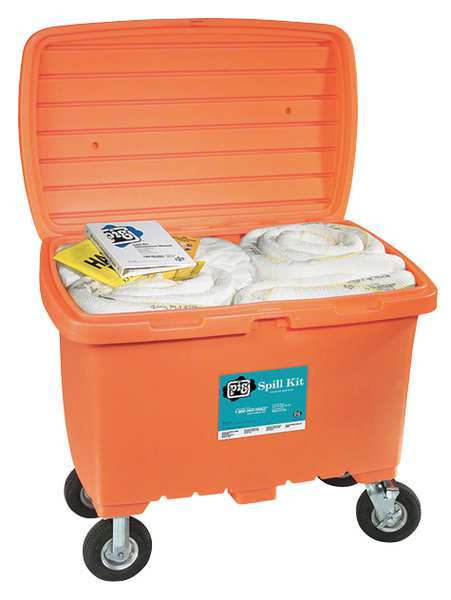Spill Kit, Oil-Based Liquids, Orange