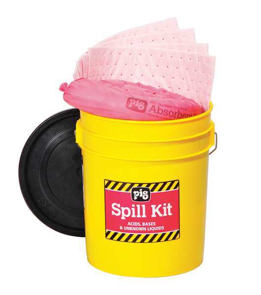 PIG Spill Kit, Chem/Hazmat, Yellow