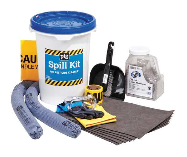 Spill Kit, Chem/Hazmat, Black