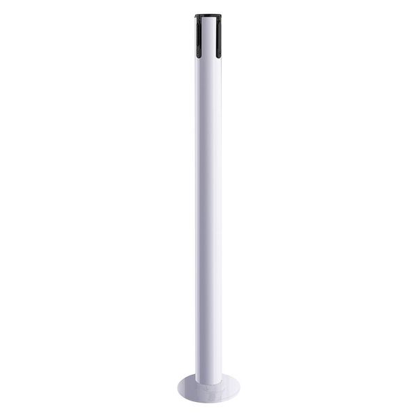 Receiver Post, 36-1/2 In H, White