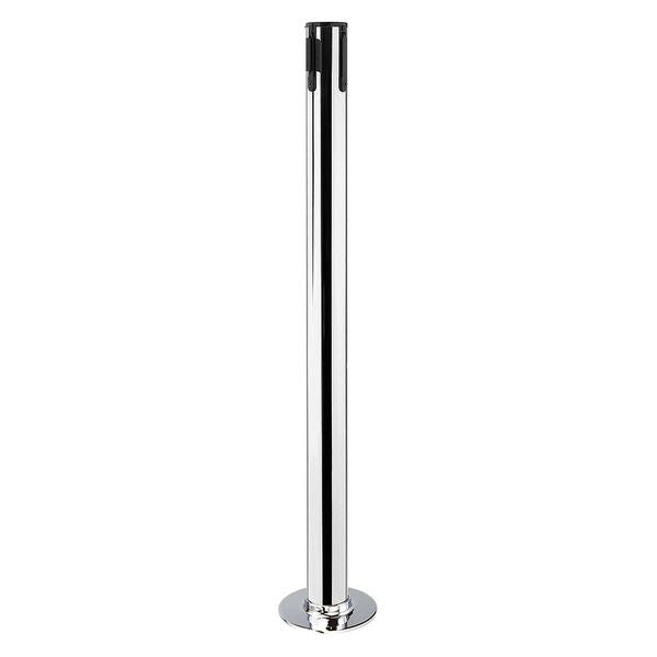 Receiver Post, 36-1/2In H, Polished Chrome