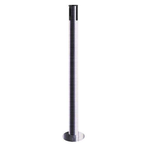 Receiver Post, 36-1/2 In H, Satin Chrome