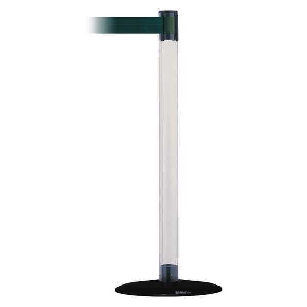 Barrier Post with Belt, 13 ft. L, Green