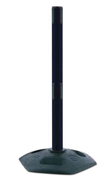 Receiver Post, 38 In H, Black