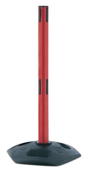 Receiver Post, 38 In H, Red