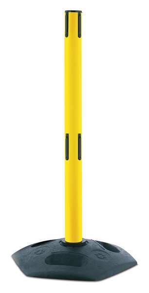Receiver Post, 38 In H, Yellow
