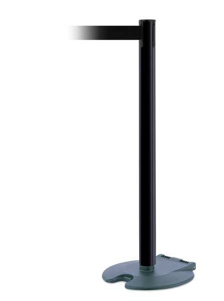 Barrier Post w/ Belt, Wheeled, 7-1/2 ft. L