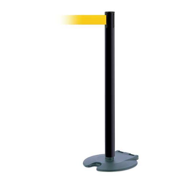 Barrier Post w/ Belt, Wheeled, 7-1/2 ft. L