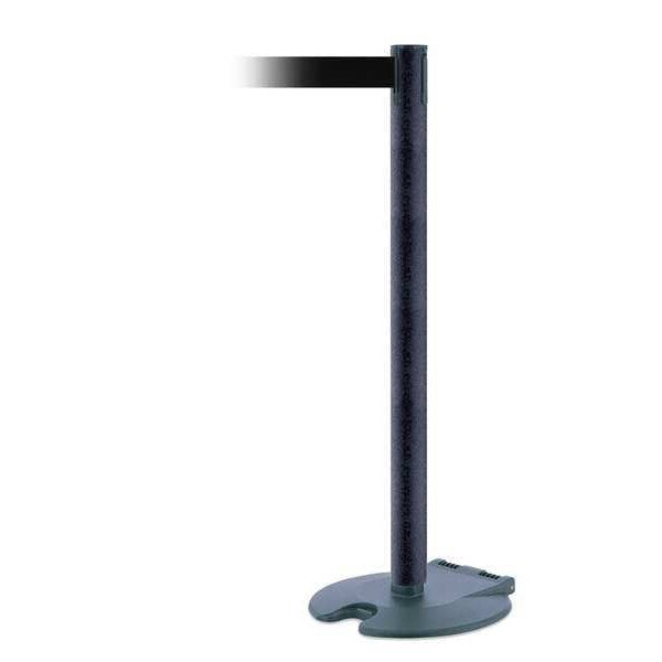 Barrier Post w/ Belt, Wheeled, 7-1/2 ft. L