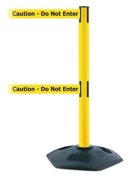 Barrier Post with Belt, 38 In. H, 13 ft. L