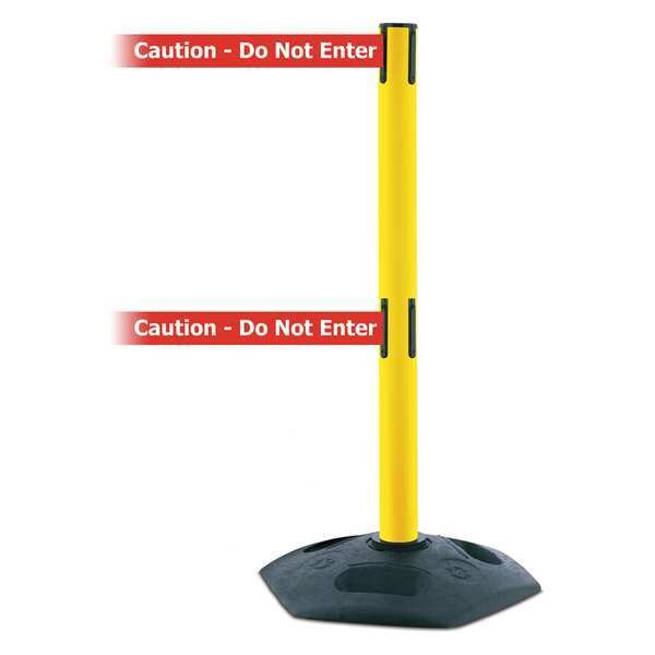 Barrier Post with Belt, 38 In. H, 13 ft. L