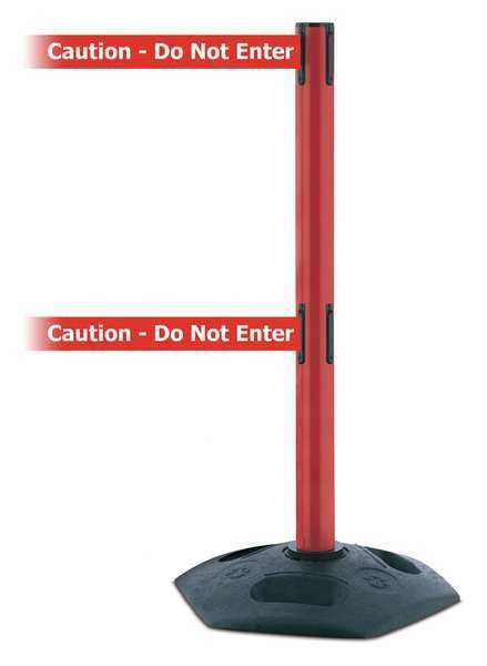 Barrier Post with Belt, 38 In. H, 13 ft. L