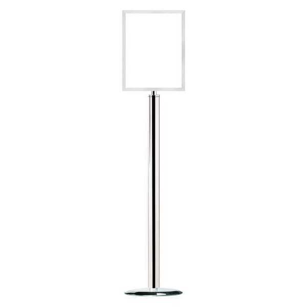 Sign Holder, 11In x 14In Frame, Chrome