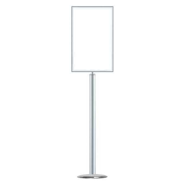 Sign Holder, 14In x 22In Frame, Chrome