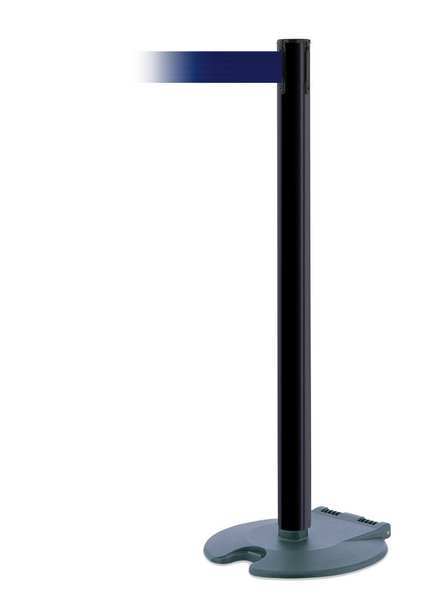 Barrier Post with Belt, Wheeled, 13 ft. L
