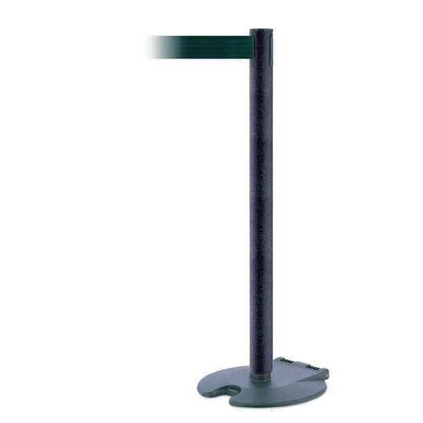 Barrier Post with Belt, Wheeled, 13 ft. L