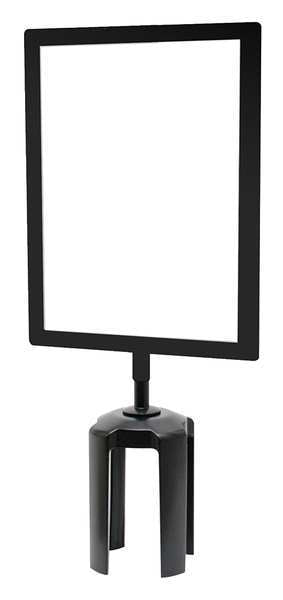 Sign Frame, 11 x 7 In, Black