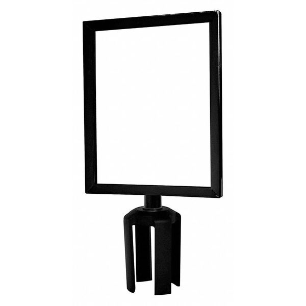 Sign Frame, 11 x 8-1/2 In, Black