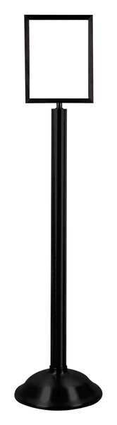 Sign Holder, 8-1/2In x 11In Frame, Black