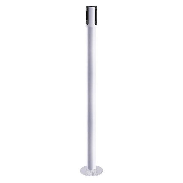 Receiver Post, 40-1/2 In H, White