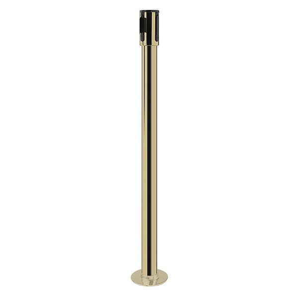Receiver Post, 40-1/2 In H, Polished Brass