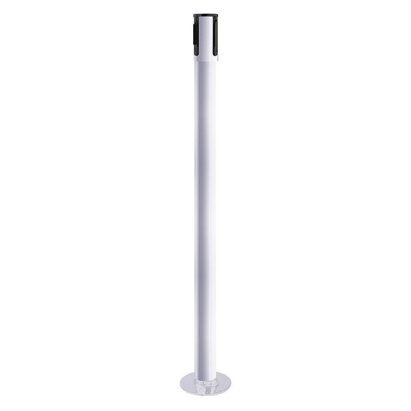 Receiver Post, 40-1/2 In H, White