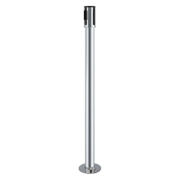 Receiver Post, 40-1/2 In H, Satin Chrome