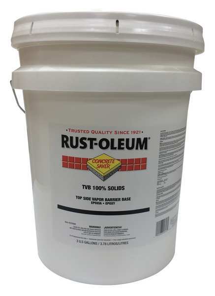 Base Vapor Barrier Primer, Clear, Flat, 3 gal, 80 to 100 sq ft