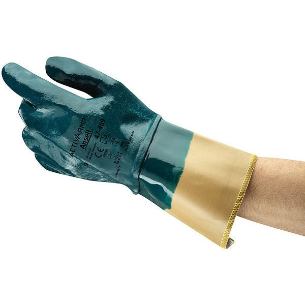 Hylite 47409 Size 8, 0, Pk144, Nitrile, Blue, 8, 144 PK