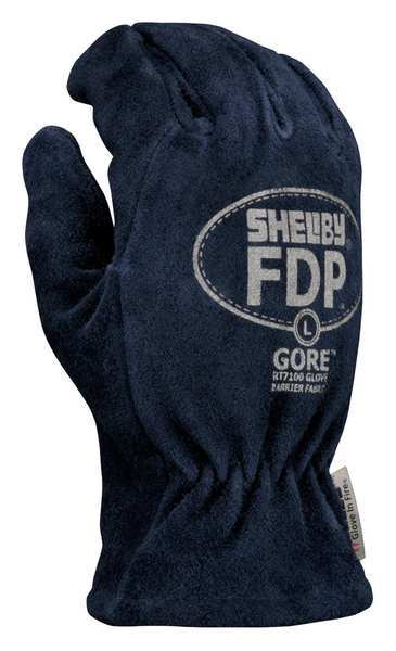 Firefighters Gloves, S, Blue, PR