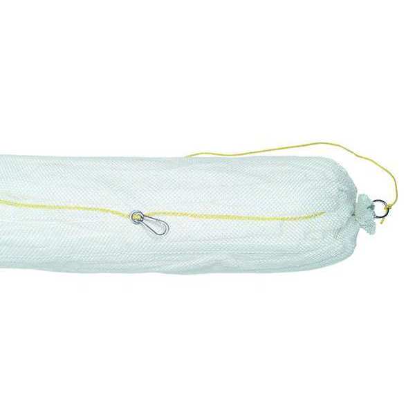 Sorbents, 48 gal. Oil Absorbed, White, Polyester, 4 PK