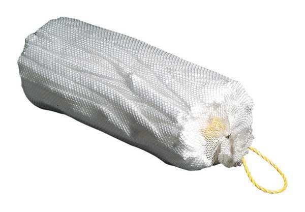 Sorbents, 21 gal/pk; 1 gal/sock, Oil Absorbed, White, Polypropylene, 12 PK