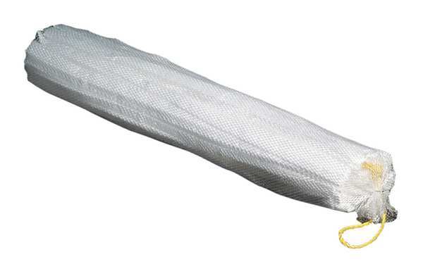 Sorbents, 9 gal/pk; 1 gal/sock, Oil Absorbed, White, Polypropylene, 6 PK