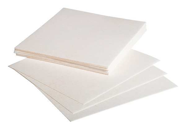 Sorbents, 0.63 gal. Bases Absorbed, White, Citric Acid, Polymer, Polypropylene, Thymol Blue, 25 PK