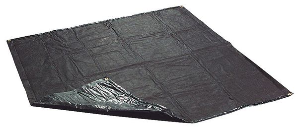 Sorbents, 3 gal/pk, 3 gal/pad, Oil Absorbed, Black, Polyethylene, Polypropylene