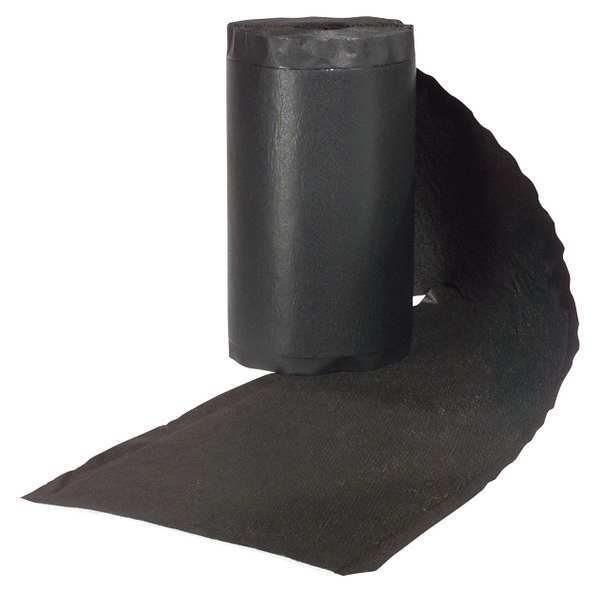 Sorbents, 41 gal. Oil Absorbed, Black, Polyethylene, Polypropylene, 2 PK