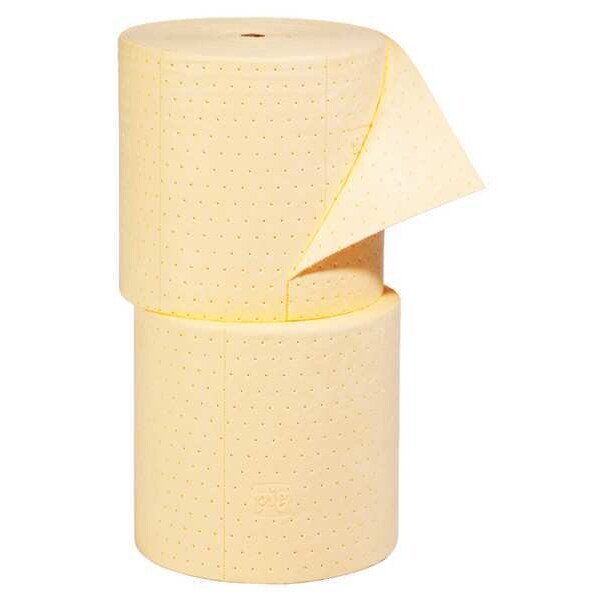 Sorbents, 40 gal. Universal Absorbed, Yellow, Polypropylene, 2 PK