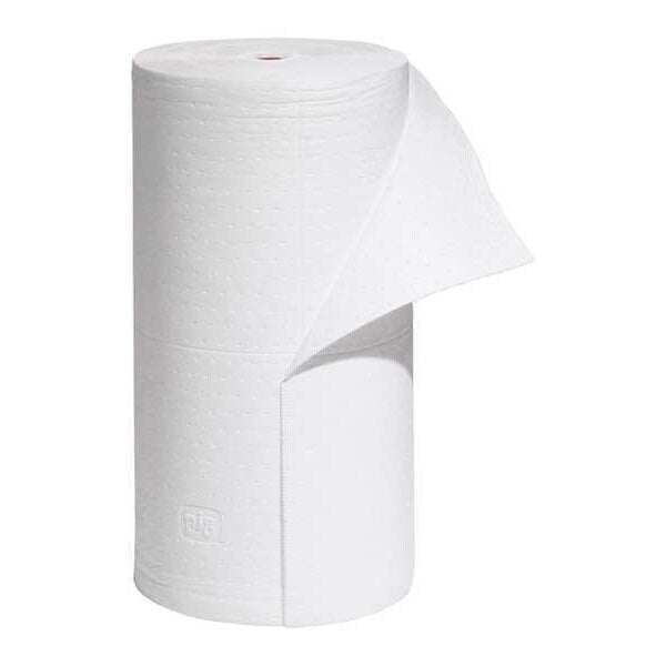 Sorbents, 42.5 gal. Oil Absorbed, White, Polypropylene