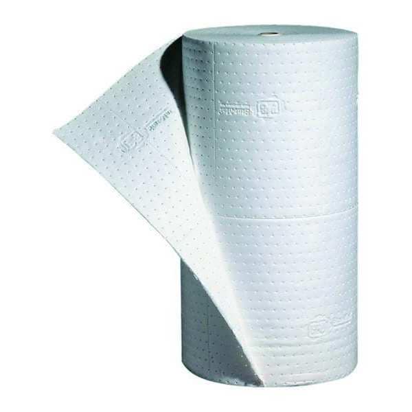 Sorbents, 40.2 gal. Oil Absorbed, White, Polypropylene
