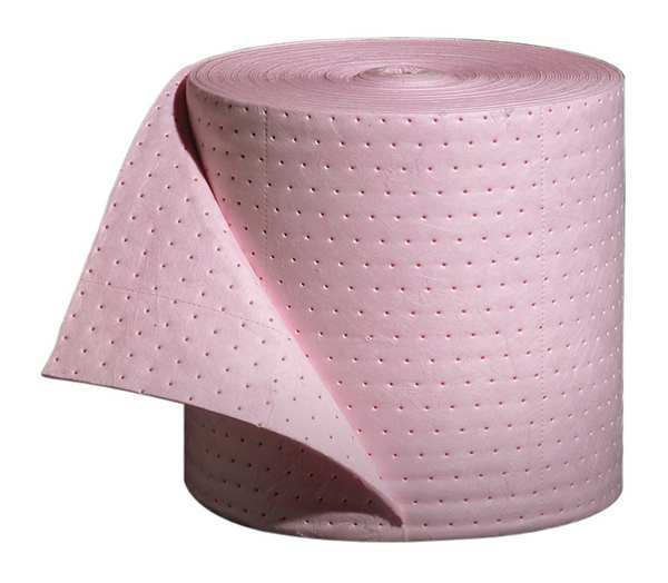 Sorbents, 20 gal/pk, 20.1 gal/pad, Universal Absorbed, Pink, Polypropylene