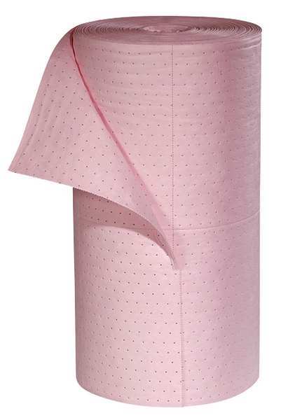 Sorbents, 40 gal/pk, 40 gal/pad, Universal Absorbed, Pink, Polypropylene