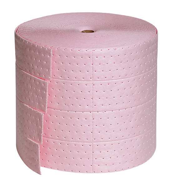 Sorbents, 19.6 gal. Universal Absorbed, Pink, Polypropylene