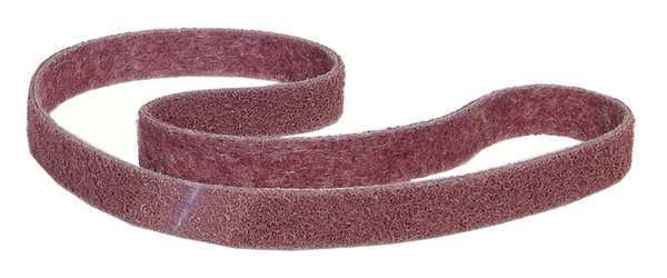 Sanding Belt, 3 in W, 21 in L, Non-Woven, Aluminum Oxide, 150 Grit, Fine, Merit Surface Prep