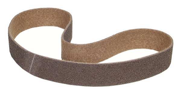 Sanding Belt, 3 in W, 24 in L, Non-Woven, Aluminum Oxide, 80 Grit, Medium, Merit Surface Prep