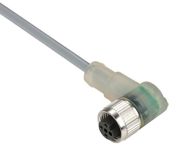 Cordset, 30VAC/36VDC, PVC, Gray