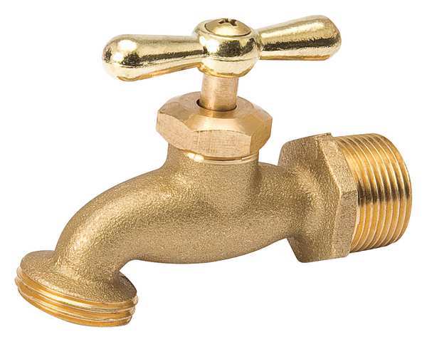 Hose Bibb, MPT, 1/2 in., T-Handle