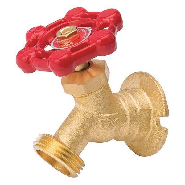 Sillcock Valve, FPT, 3/4 in., Brass