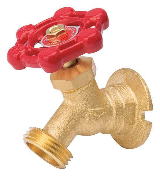 Sillcock Valve, FPT, 1/2 in., Brass