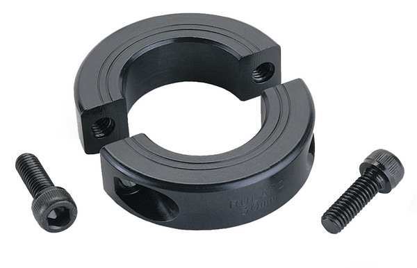 Shaft Collar, Clamp, 2Pc, 5/8 In, Steel